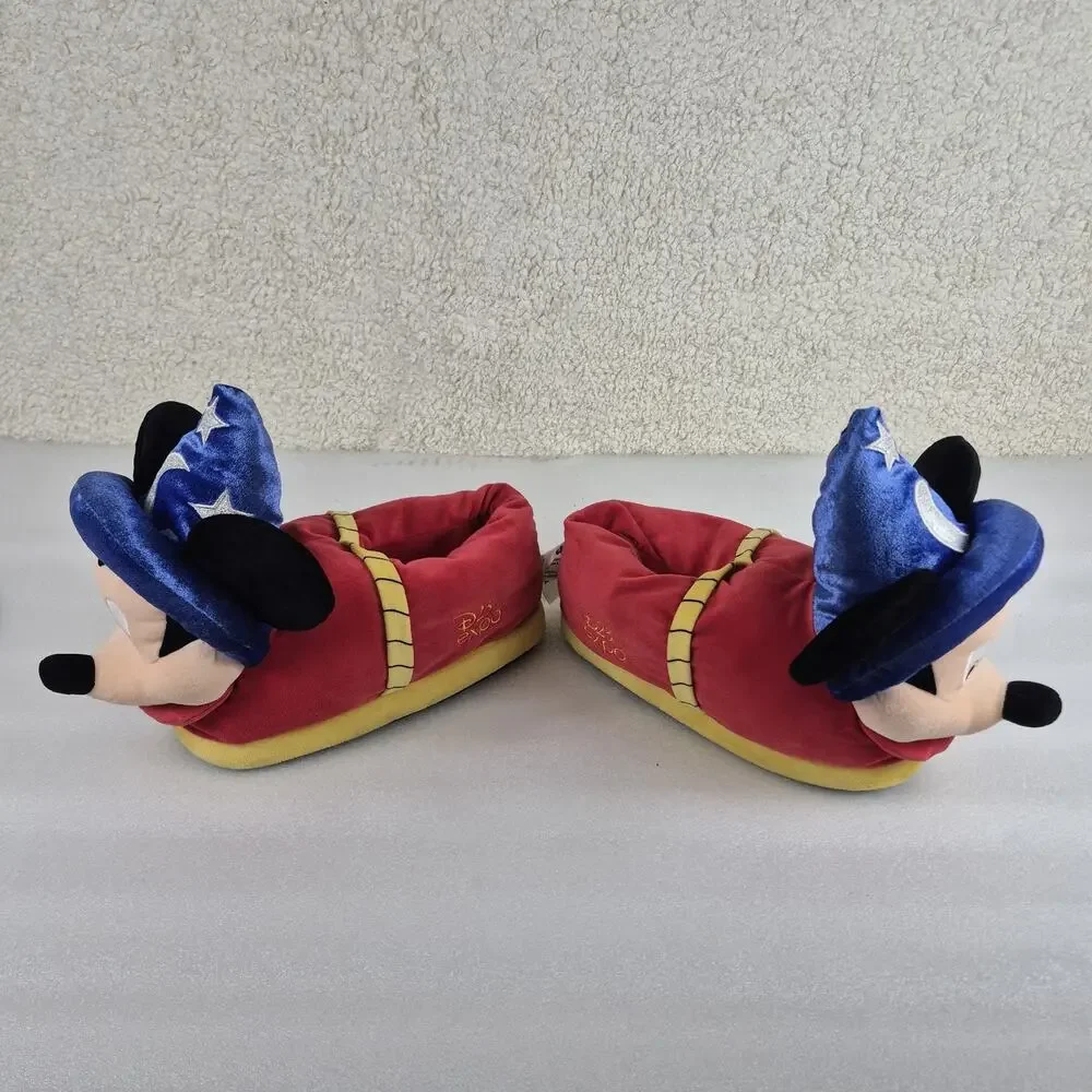 Disney D23 EXPO 2019 HAPPY FEET Sorcerer Mickey Slipper Plush Fantasia - M/L